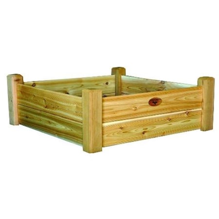 Lawnitator Unfinished Raised Garden Bed 34 x 34 x 13 in. LA2584230